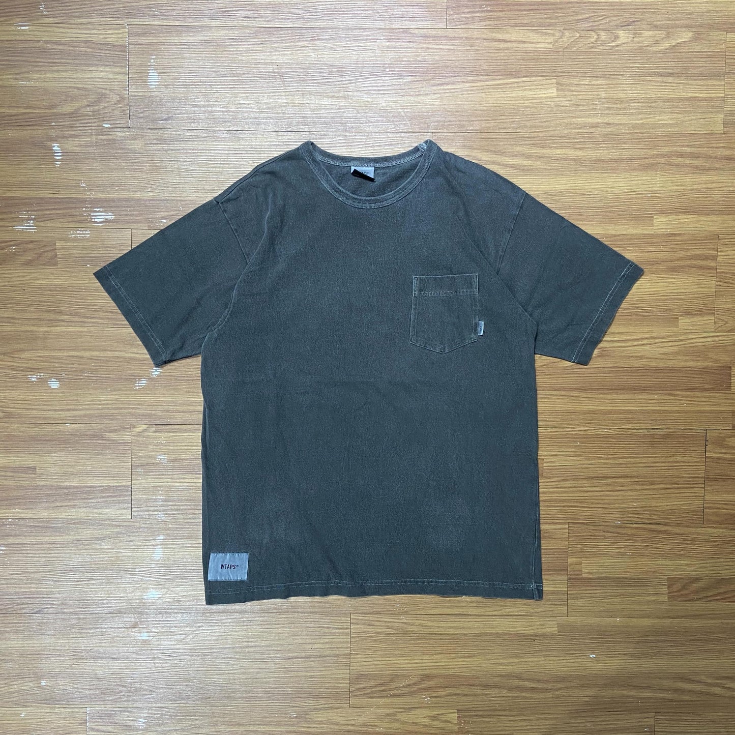 WTAPS BLANK SS 03 PIGMENT DYED / TEE. COTTON (Made in Japan) Black (Display Item)