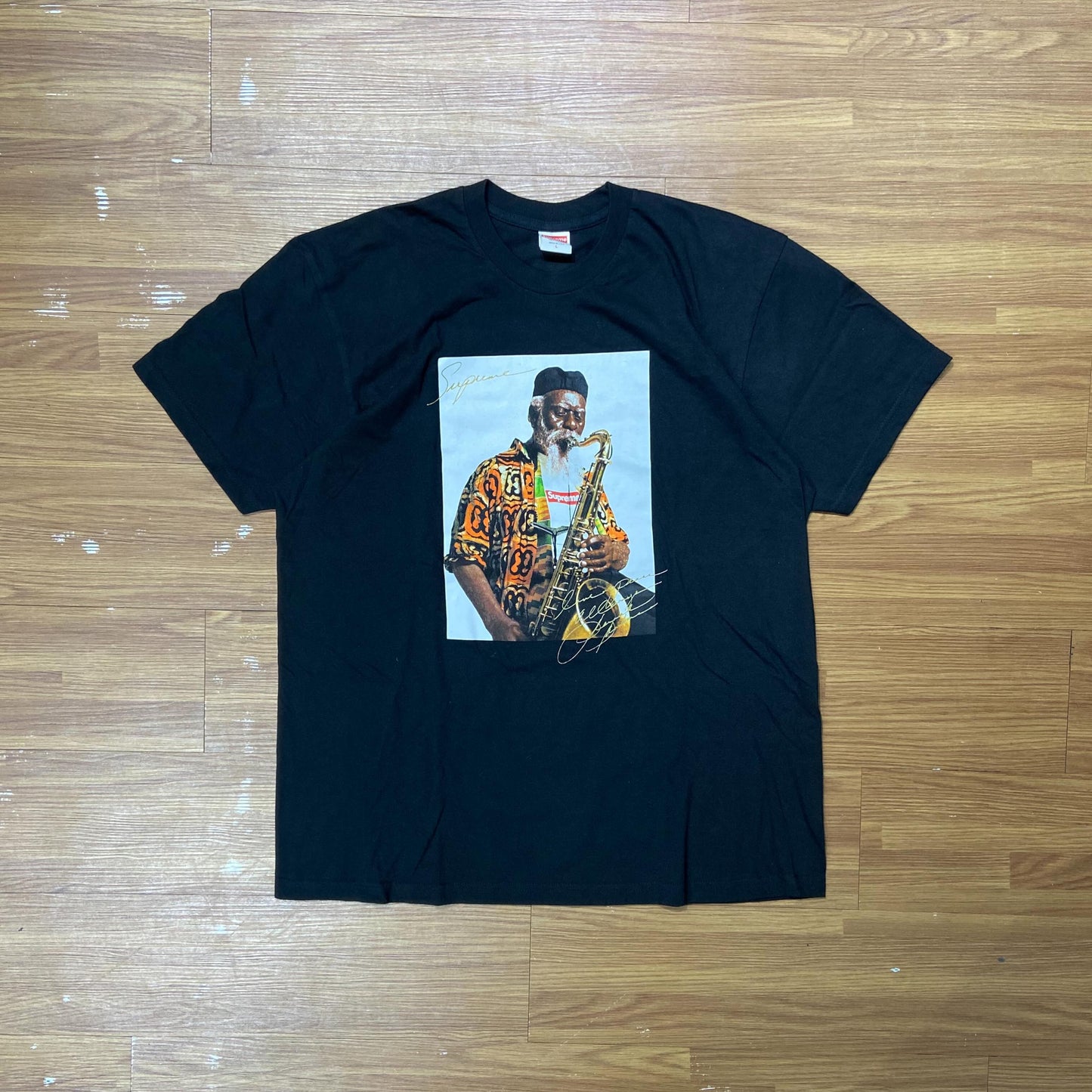 Supreme Pharoah Sanders Photo Tee Black