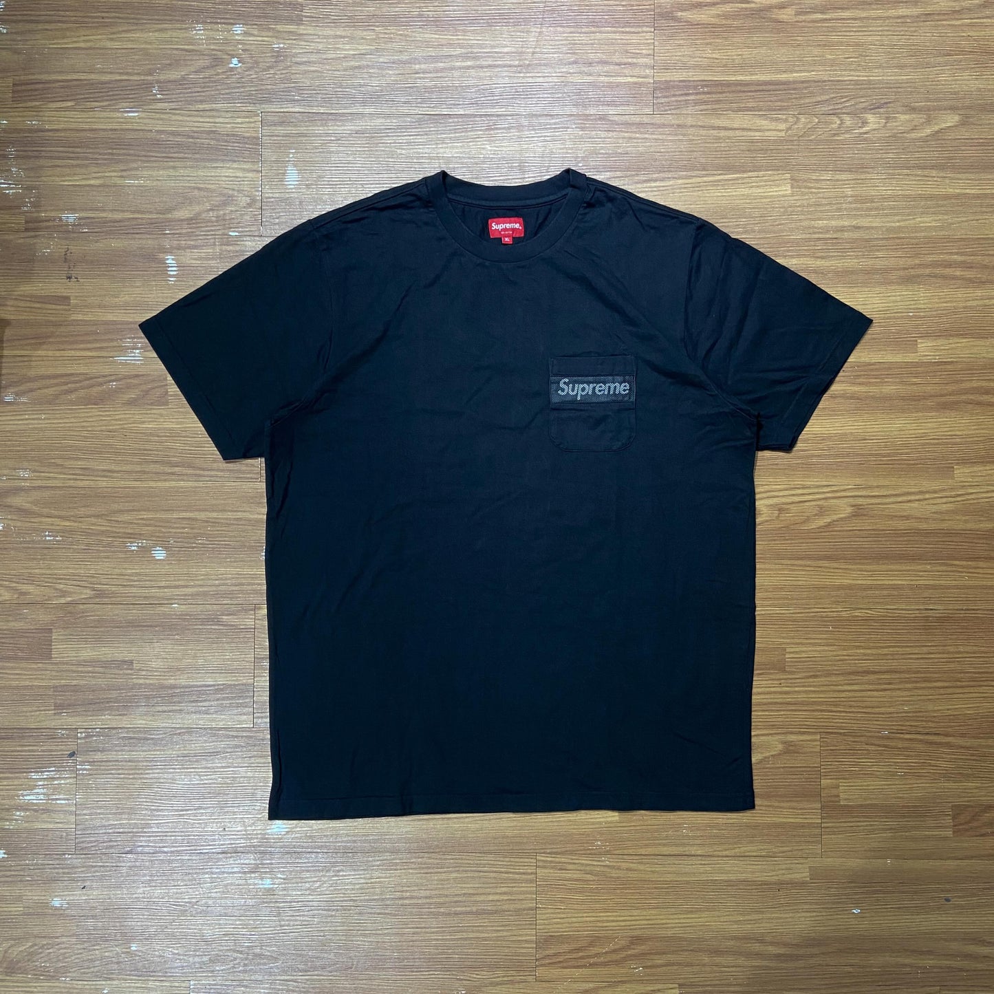 Supreme Mesh Pocket Tee SS Black