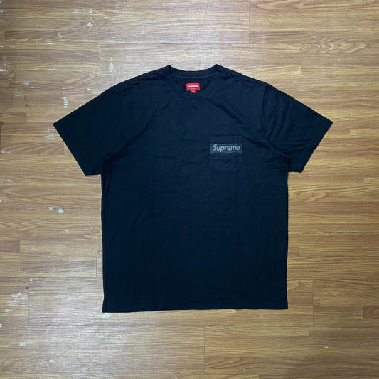 Supreme Mesh Pocket Tee SS Black