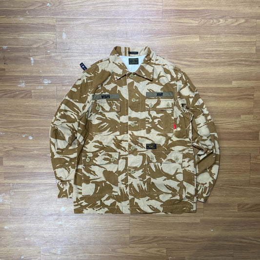WTAPS JUNGLE LS SHIRT JACKET / COTTON. DPM (Made in Japan) Khaki (Display Item)