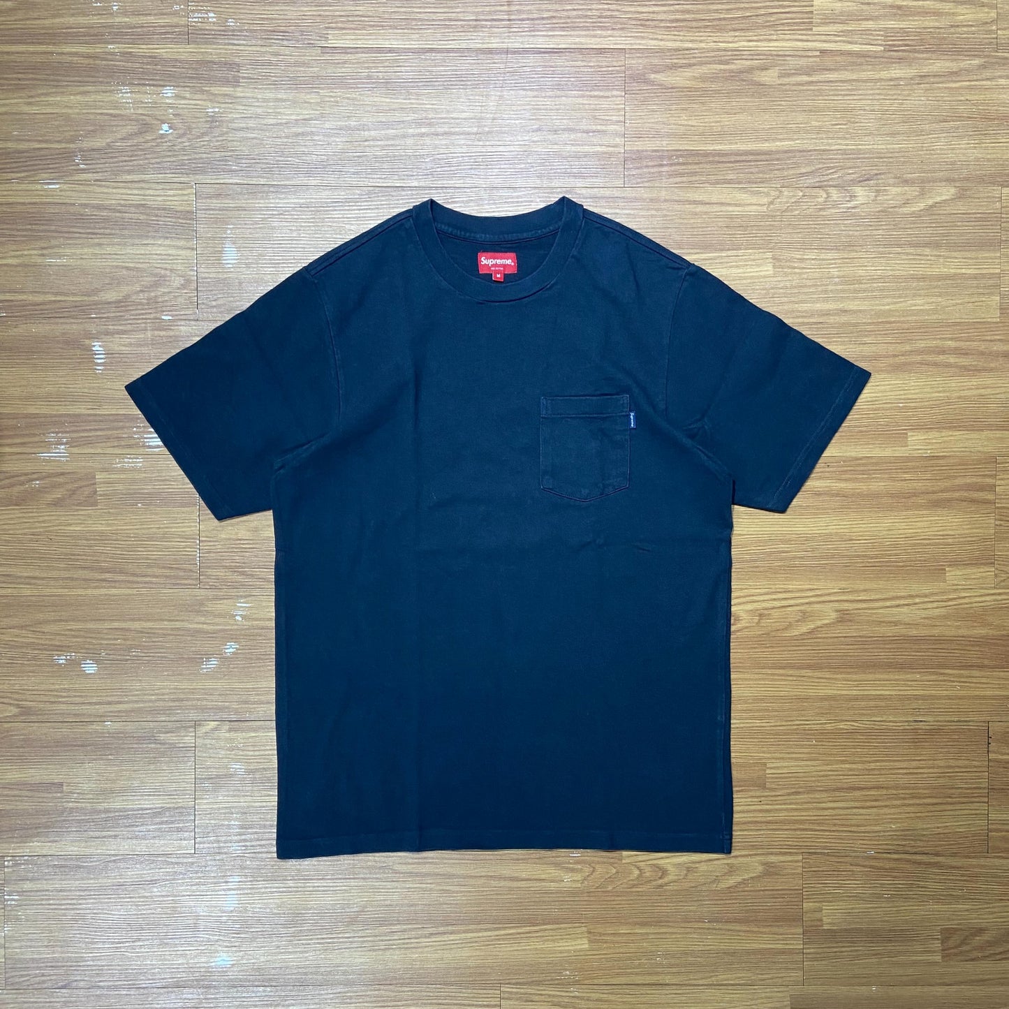 Supreme Pocket Tee SS Navy (Display Item)