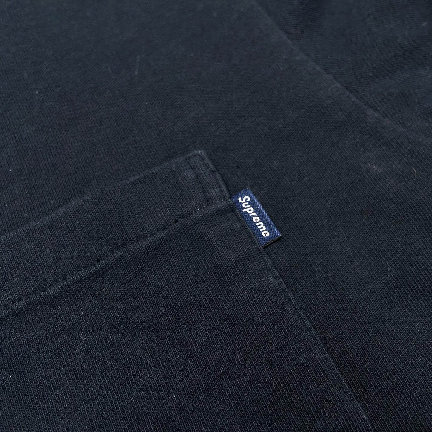 Supreme Pocket Tee SS Navy (Display Item)