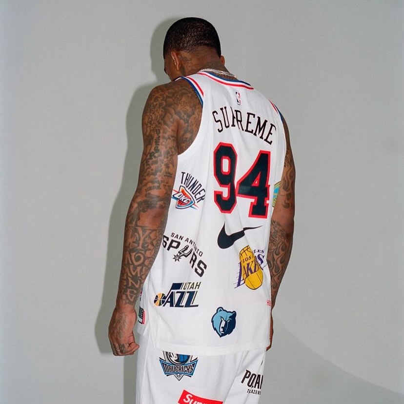 SUPREME x NIKE NBA TEAMS AUTHENTIC JERSEY White (Display Item)