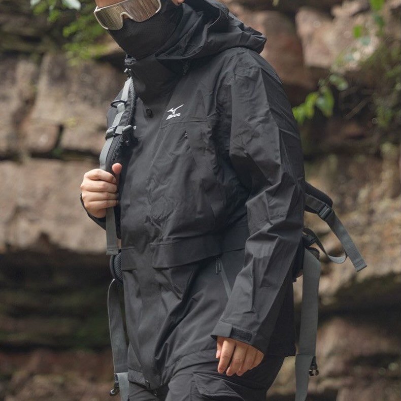 Preorder 預訂 Mizuno Water Repellent Trekking Jacket Black