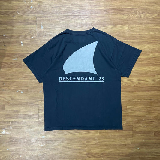 DESCENDANT GENNAKER SS TEE (Made in Japan) Navy (Display Item)
