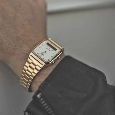 Preorder 預訂 Casio 復古方型時計 AQ-230GA-9D