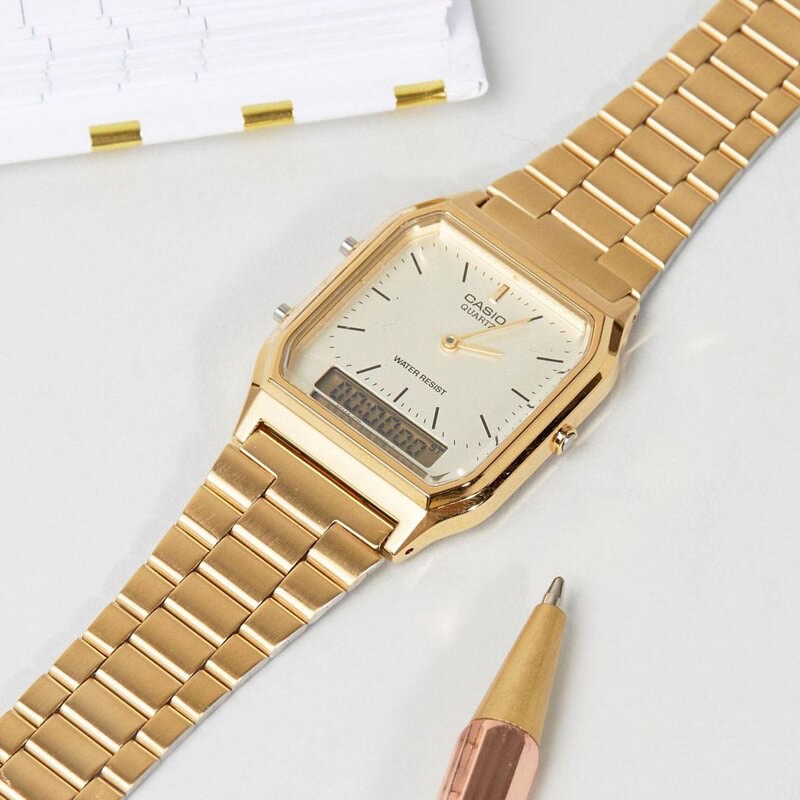 Preorder 預訂 Casio 復古方型時計 AQ-230GA-9D