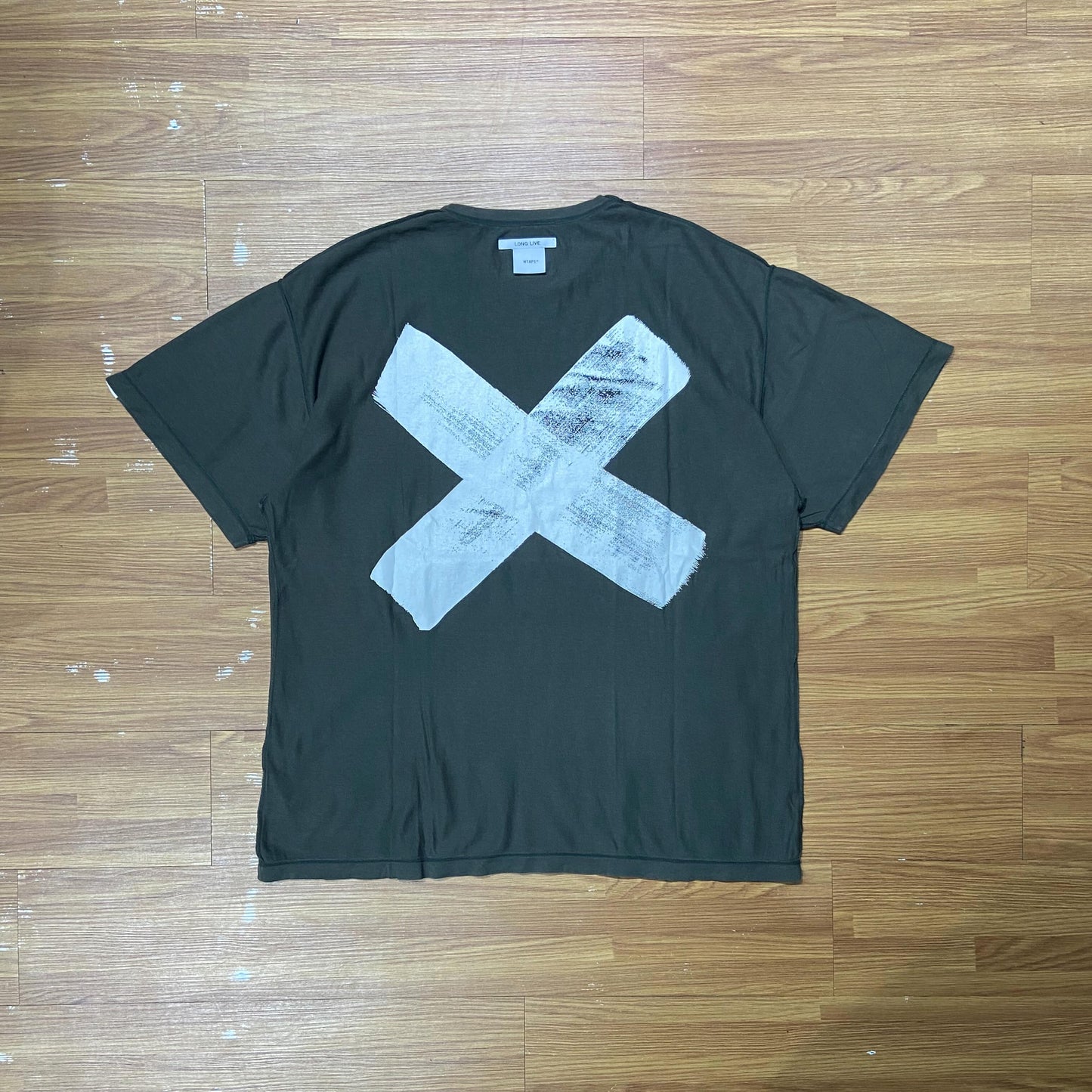 WTAPS CROSS SS / TEE. COPO. (Made in Japan) Olive Drab (Used)