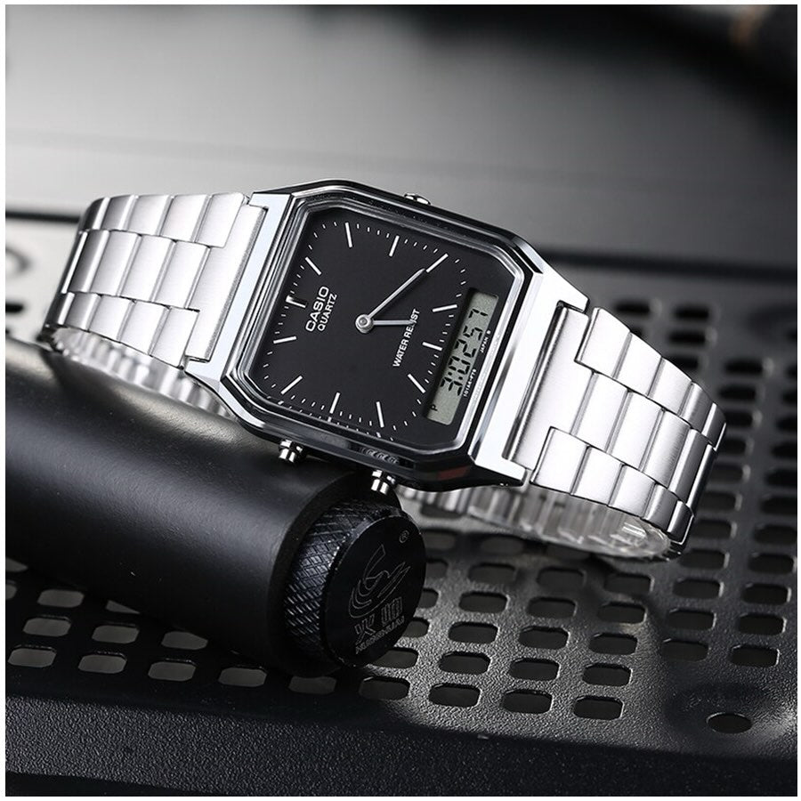 Preorder 預訂 Casio 復古方型時計 AQ-230A-1