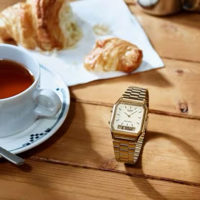 Preorder 預訂 Casio 復古方型時計 AQ-230GA-9D