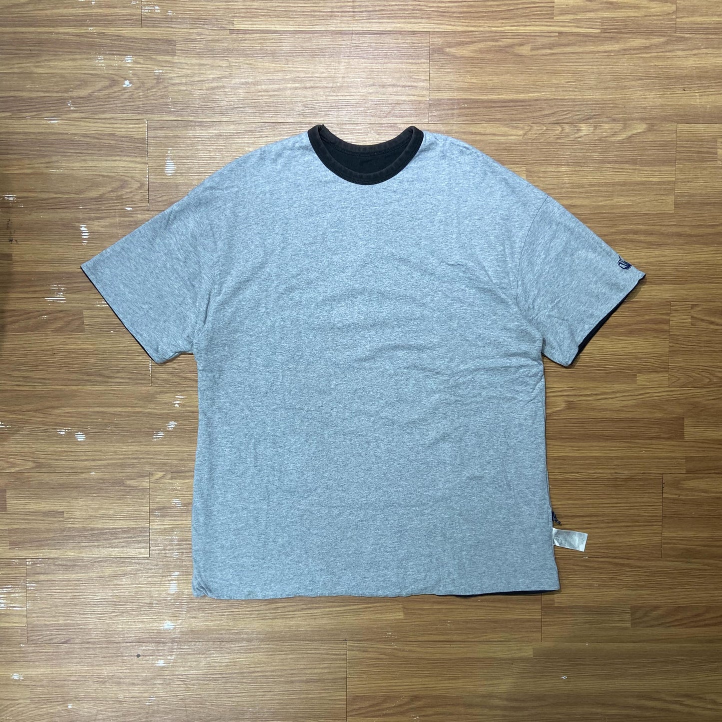 Nautica JP “Too Heavy” Reversible Tee SS Grey x Black (Used)