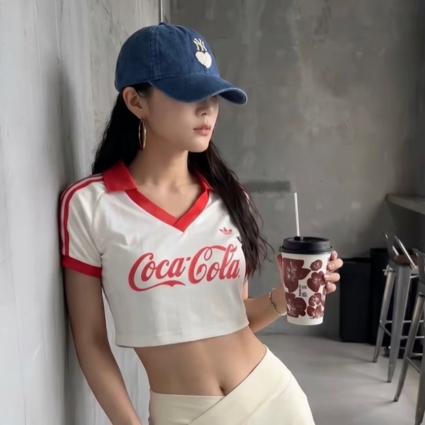 Preorder 預訂 Coca Cola x Adidas Cropped Jersey Top SS KY7571