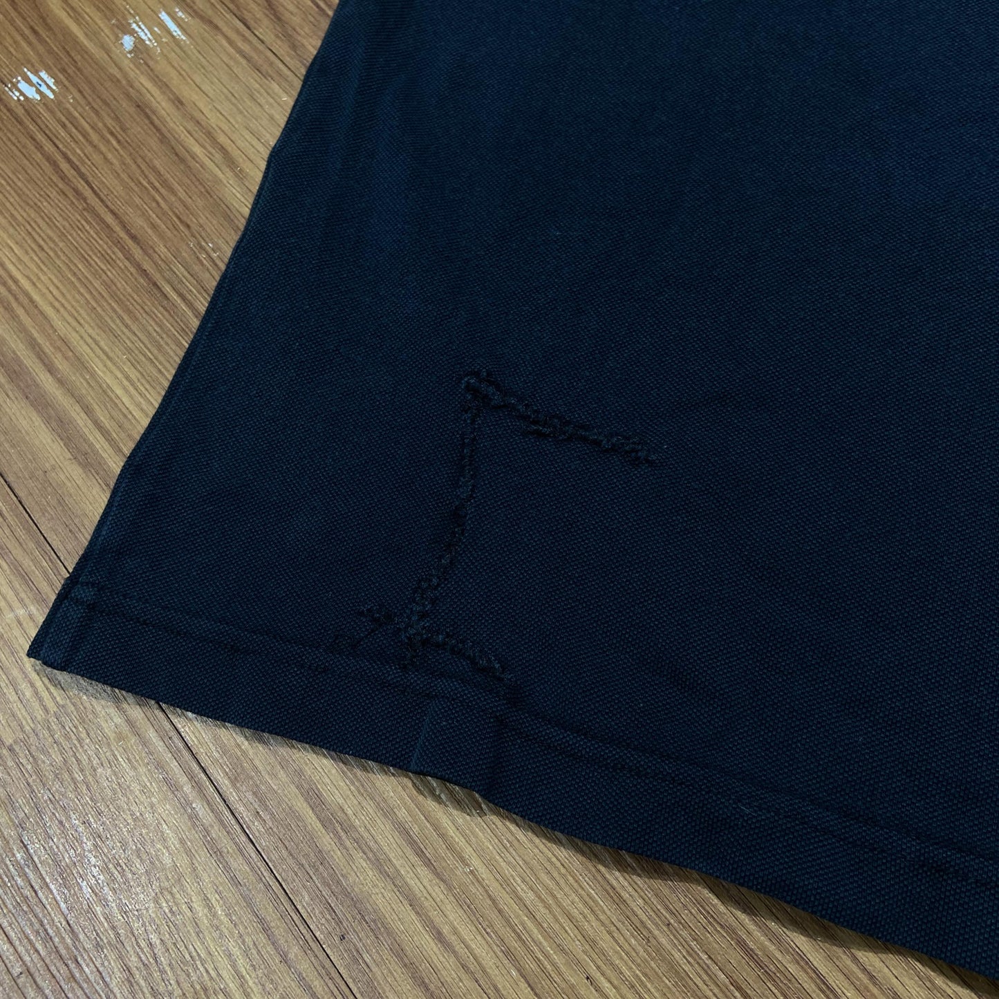Supreme Small Box Box Tee Black (Used with repair)