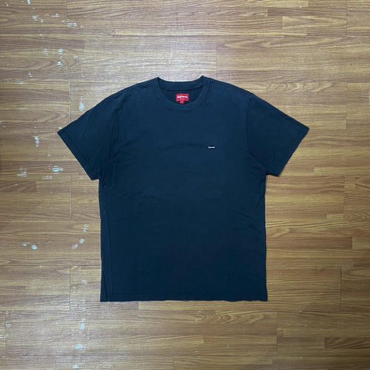 Supreme Small Box Box Tee Black (Used with repair)