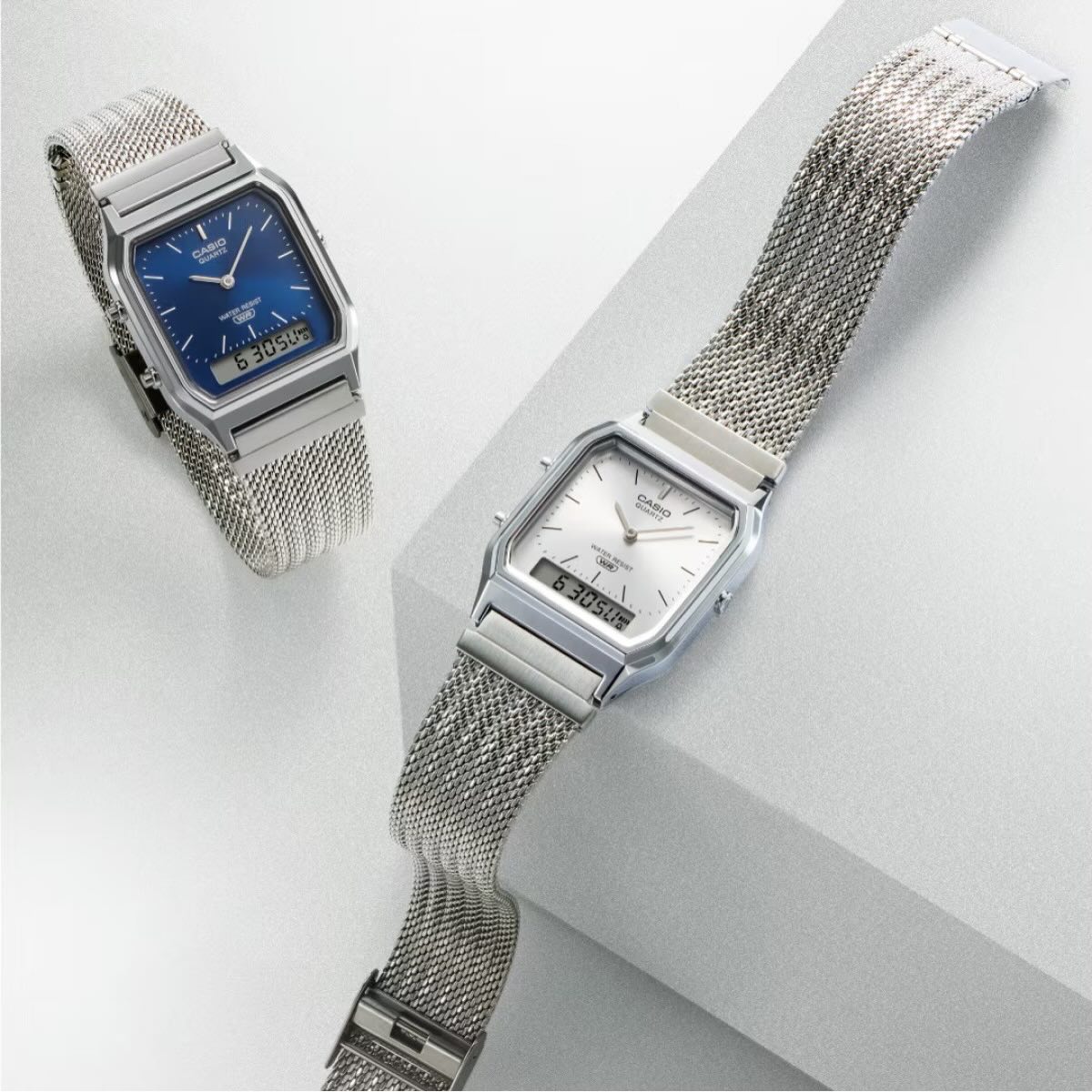 Preorder 預訂 Casio 復古方型時計 AQ-230EM-7A