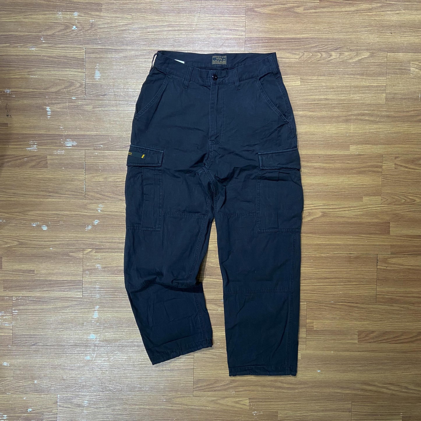 WTAPS JUNGLE STOCK TROUSERS / COTTON. RIPSTOP (Made in Japan) Black (Used)