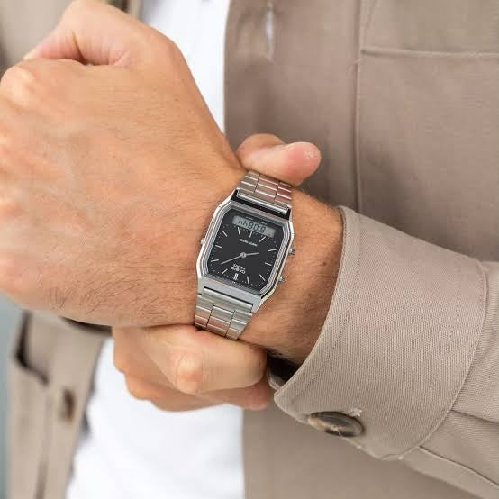 Preorder 預訂 Casio 復古方型時計 AQ-230A-1