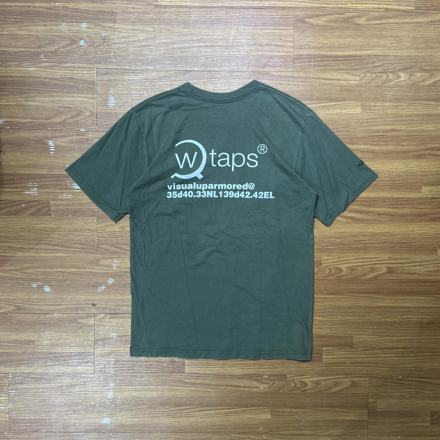 WTAPS AXE SS / TEE COTTON. (Made in Japan) Olive Drab (Used)