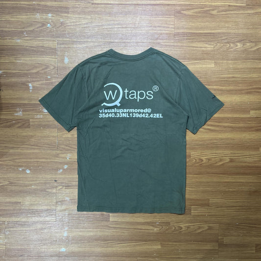 WTAPS AXE SS / TEE COTTON. (Made in Japan) Olive Drab (Used)