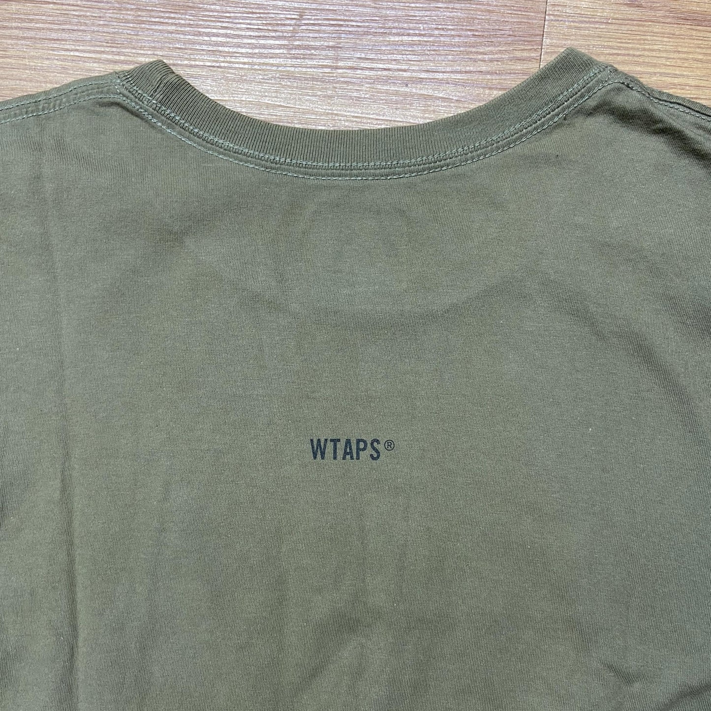 WTAPS LONG LIVE WTAPS SS / TEE COTTON. (Made in Japan) Olive Drab