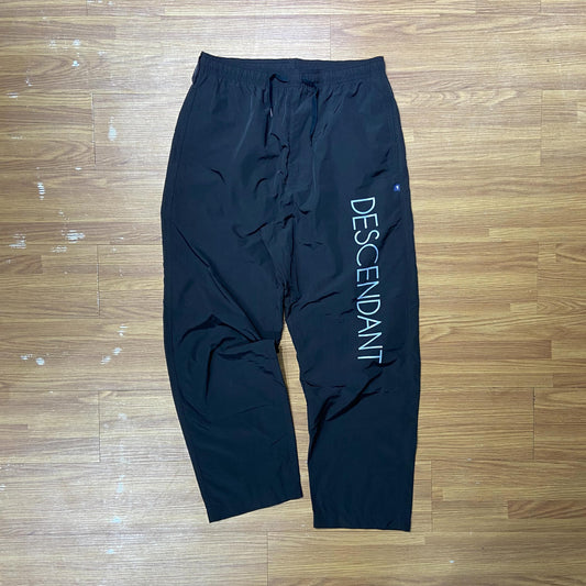 DESCENDANT SHORE NYLON BEACH PANTS (Made in Japan) Black(Display Item)