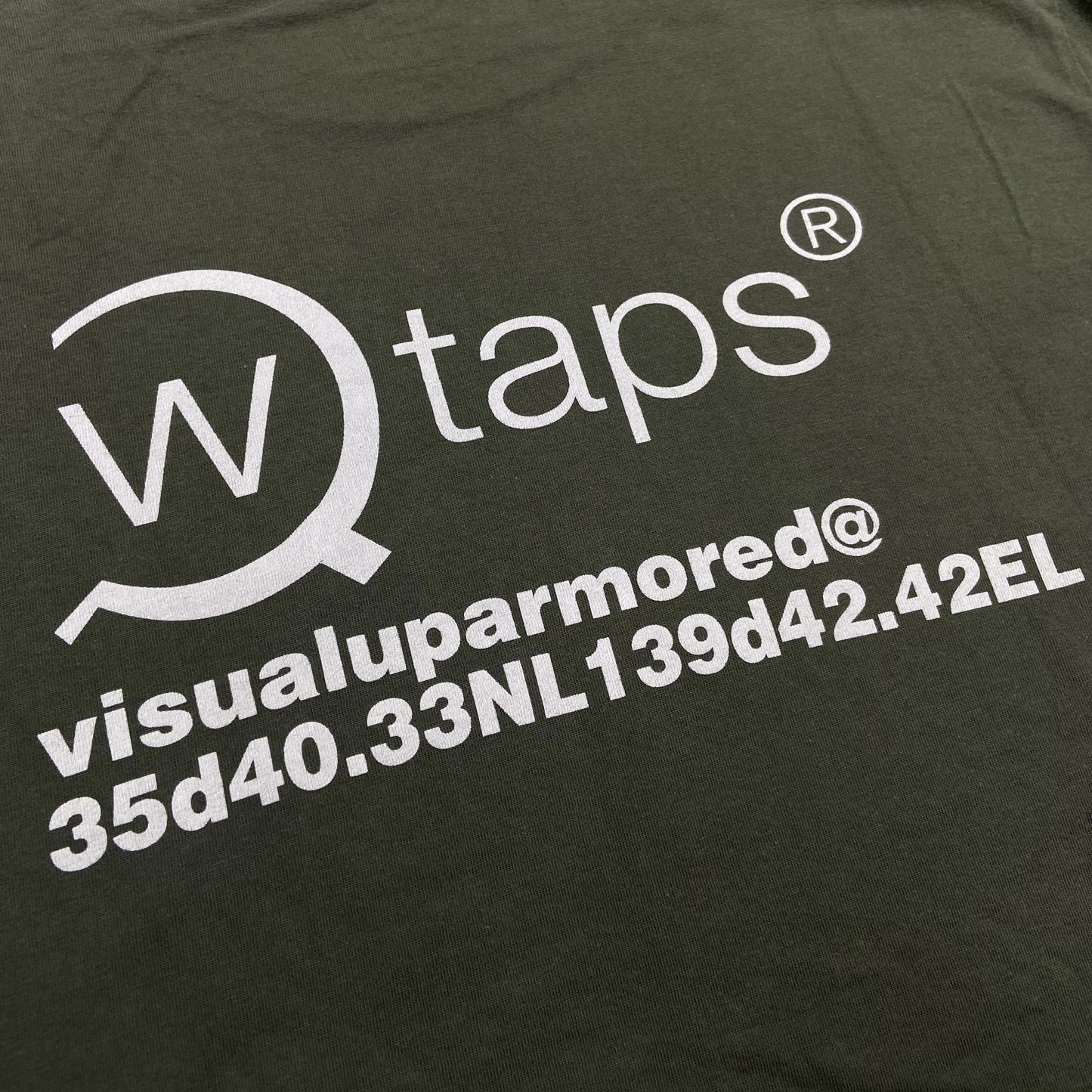 WTAPS AXE SS / TEE COTTON. (Made in Japan) Olive Drab (Used)