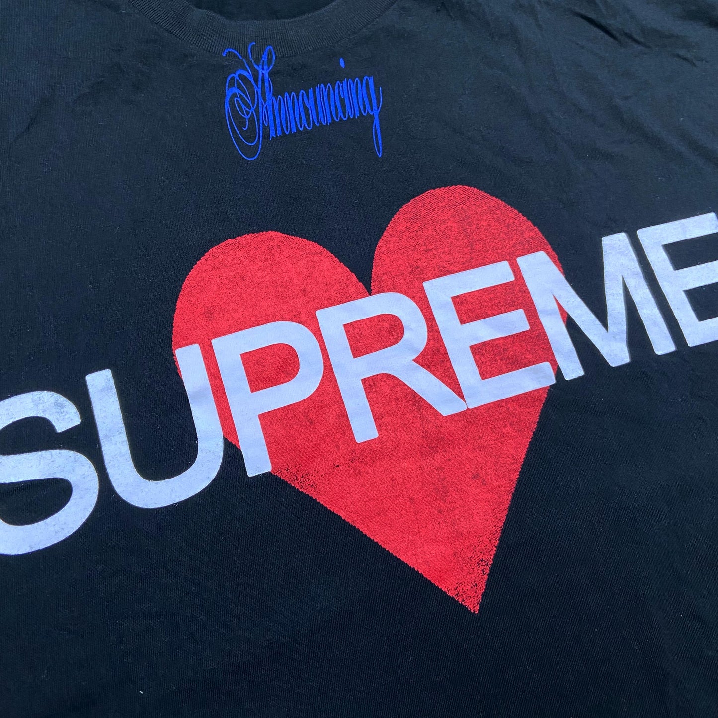Supreme Announcing Tee Black