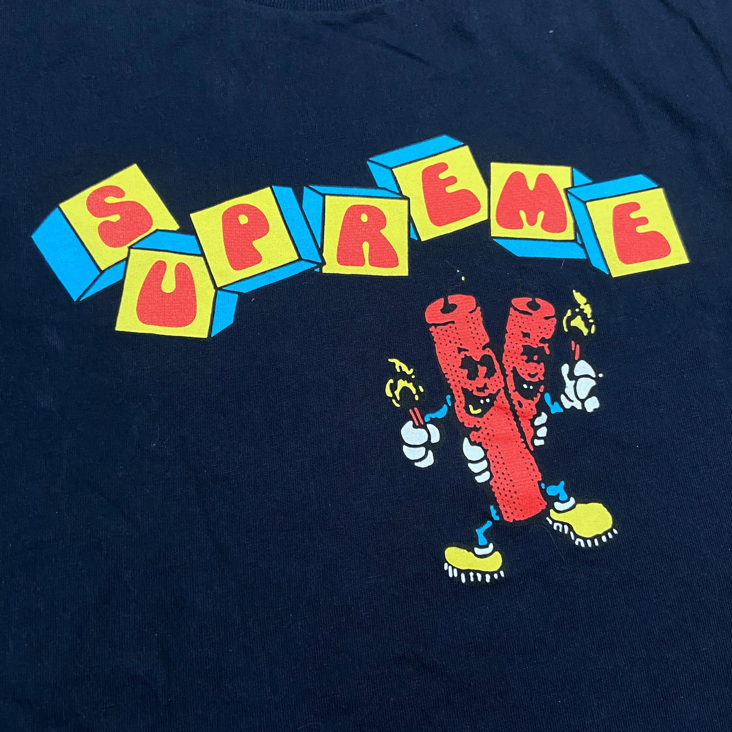 Supreme Dynamite Tee Navy (Display Item)