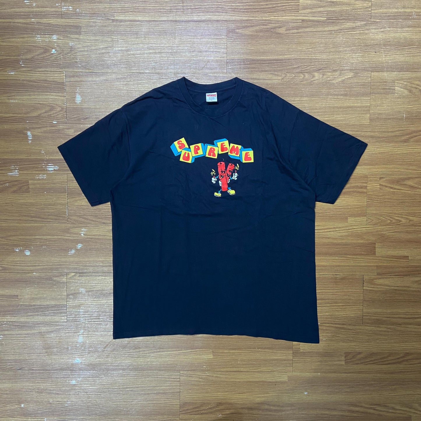 Supreme Dynamite Tee Navy (Display Item)