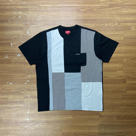 Supreme Patchwork Pocket Tee SS Black (Display Item)