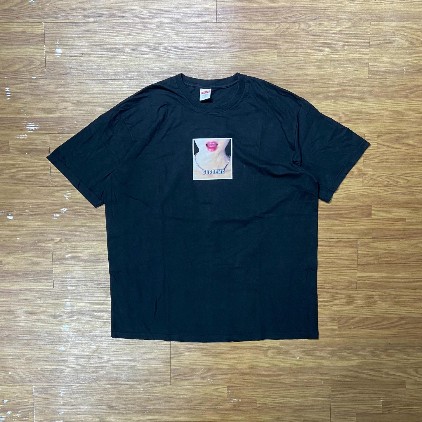Supreme Necklace Tee Black (Display Item)