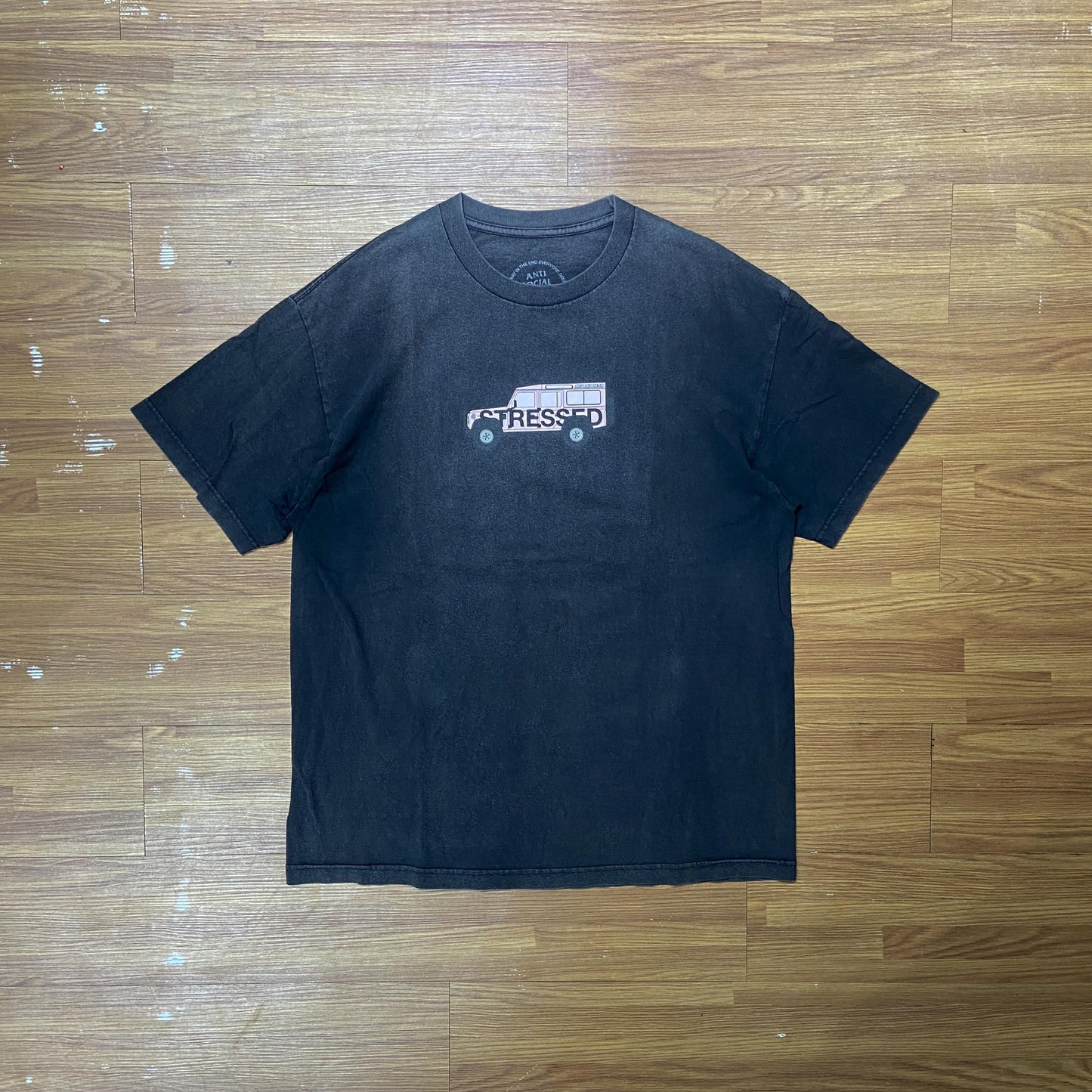 Anti Social Social Club ASSC IWC Safari Defender Tee (Made in USA) Vintage Black (Used)
