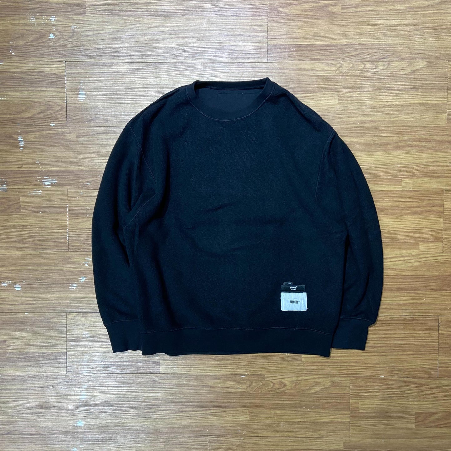 WTAPS x UNDERCOVER ONE ON ONE REVERSIBlE GIG / COTTON. CREWNECK (Made in Japan) Black (Display Item)
