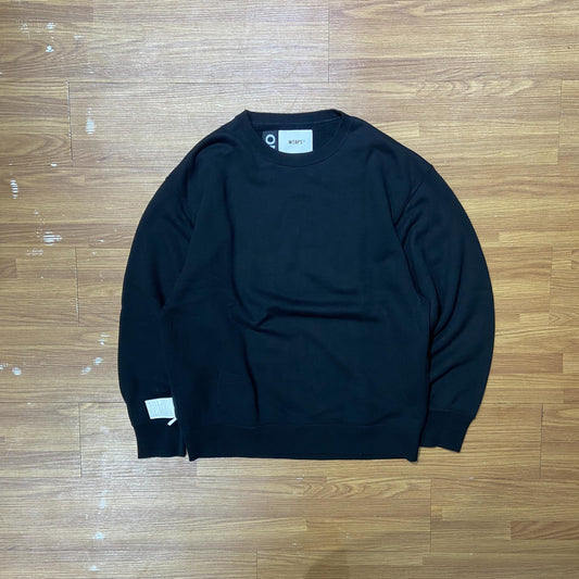 WTAPS x UNDERCOVER ONE ON ONE REVERSIBlE GIG / COTTON. CREWNECK (Made in Japan) Black (Display Item)