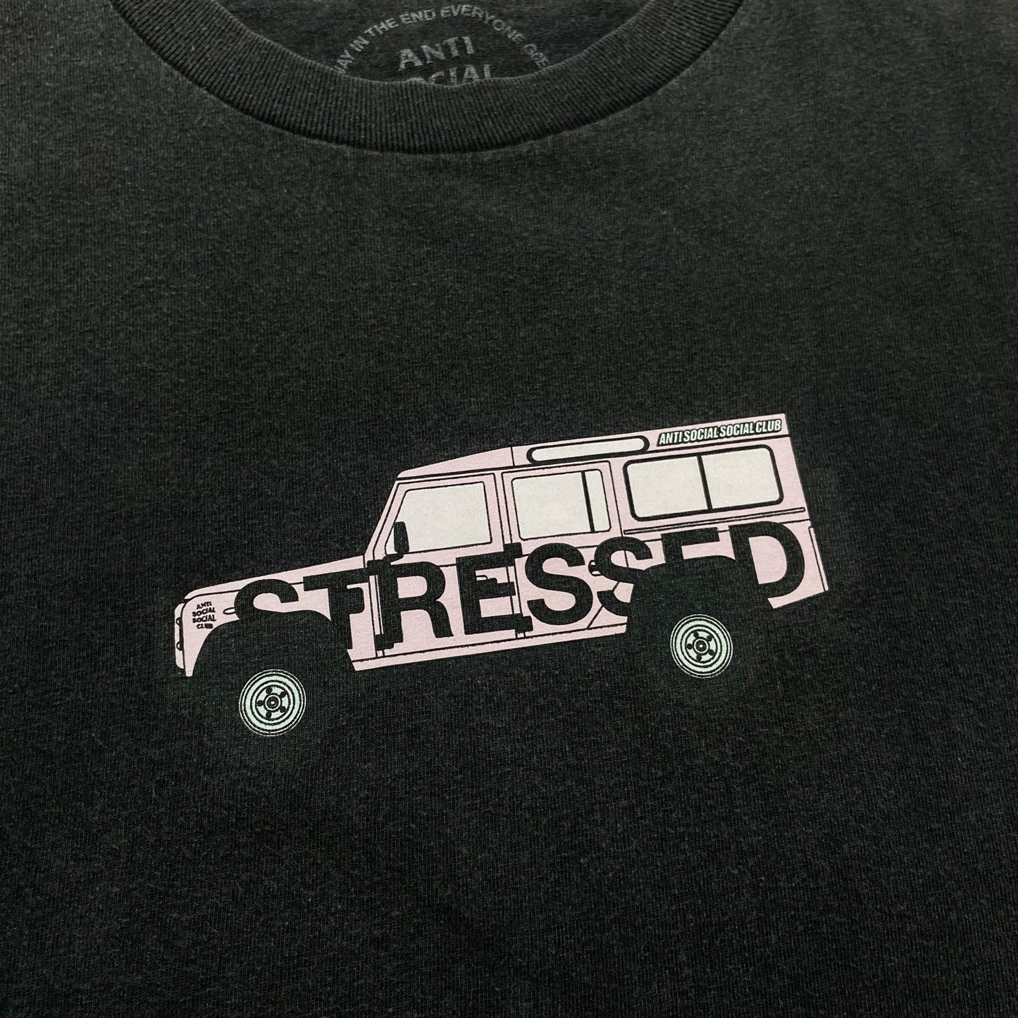 Anti Social Social Club ASSC IWC Safari Defender Tee (Made in USA) Vintage Black (Used)