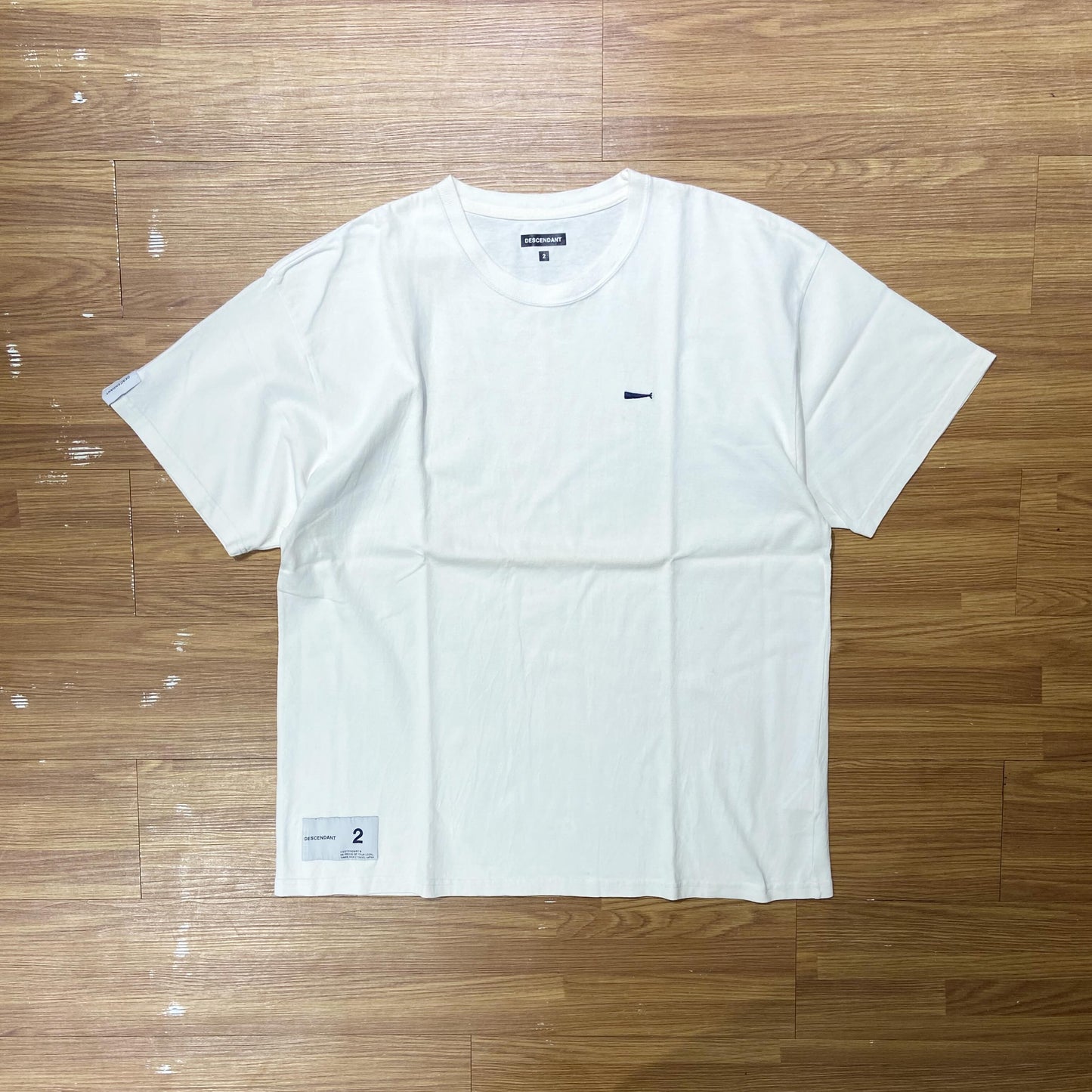 DESCENDANT CACHALOT EMBO SS TEE (Made in Japan) White (Used)