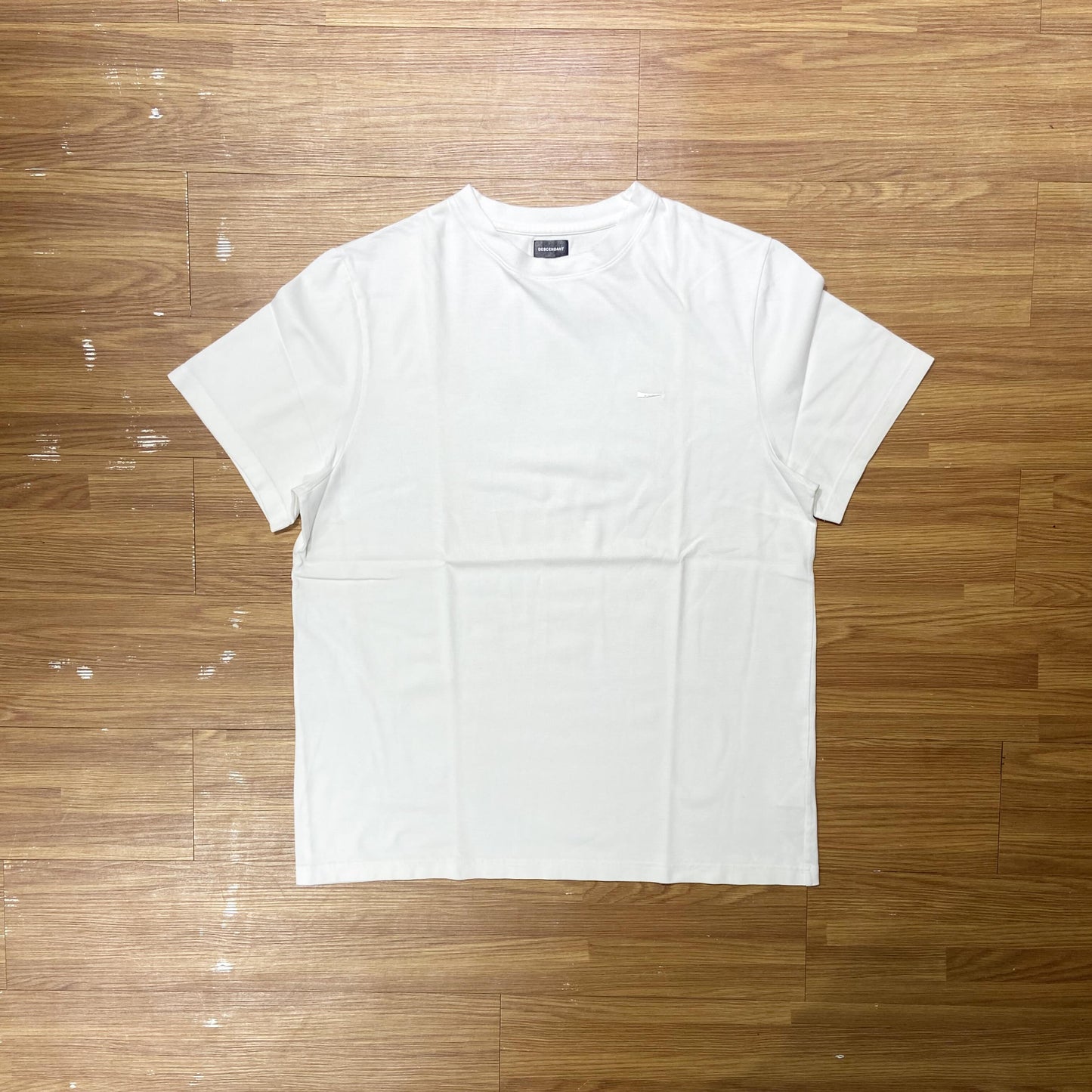 DESCENDANT CACHALOT EMBO CLASSIC SS TEE (Made in Japan) White (Used)