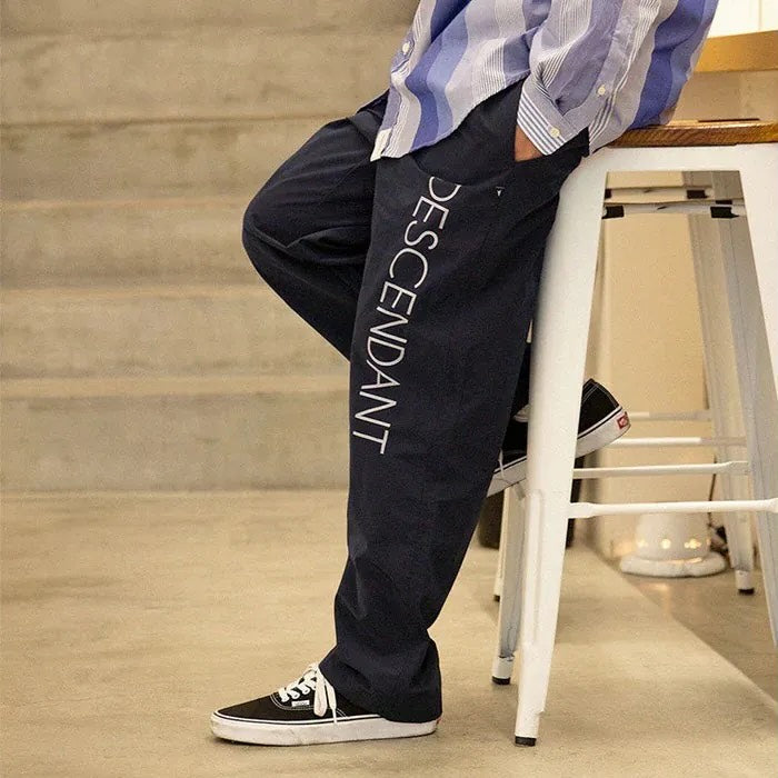 DESCENDANT SHORE NYLON BEACH PANTS (Made in Japan) Black(Display Item)
