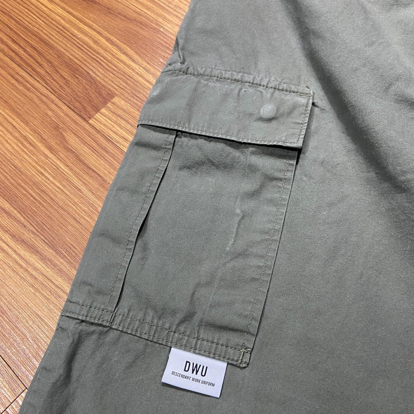 DESCENDANT BUCKET CARGO TROUSERS (Made in Japan) Olive Drab (Display Item)