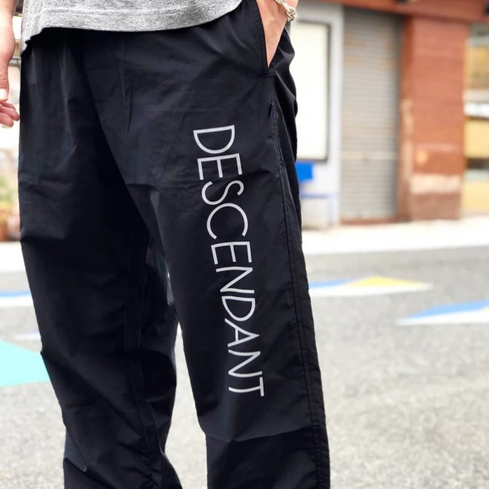 DESCENDANT SHORE NYLON BEACH PANTS (Made in Japan) Black(Display Item)