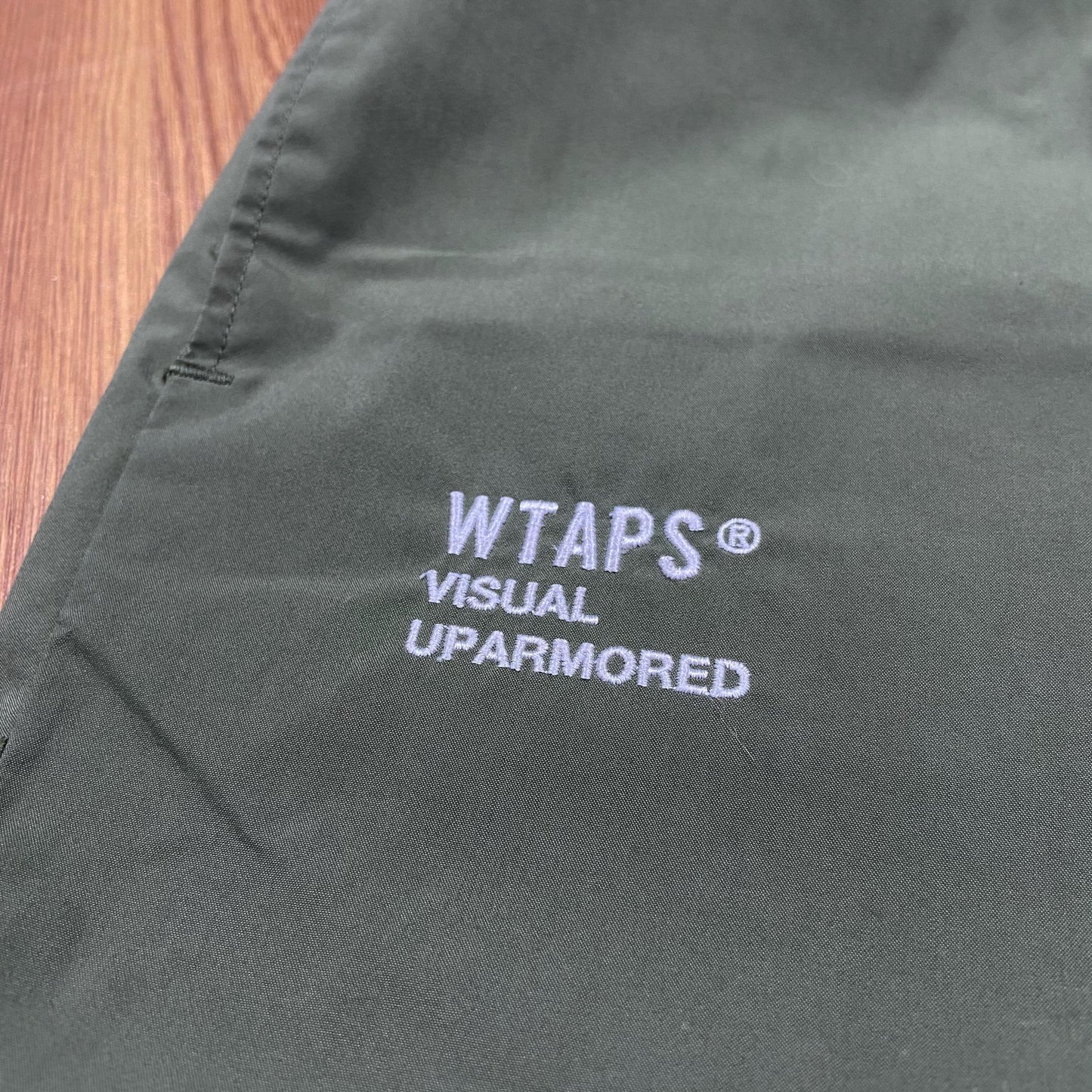 WTAPS SEAGULL 02 NYLON TROUSERS / POLY. WEATHER. FORTLESS (Made in Japan) Olive Drab (Display Item)
