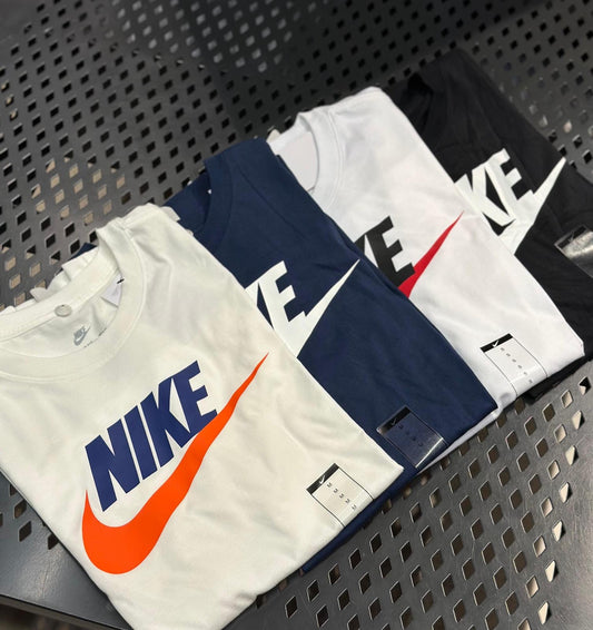 Preorder 預訂 Nike Retro Logo Basic Tee Black White Navy Off White