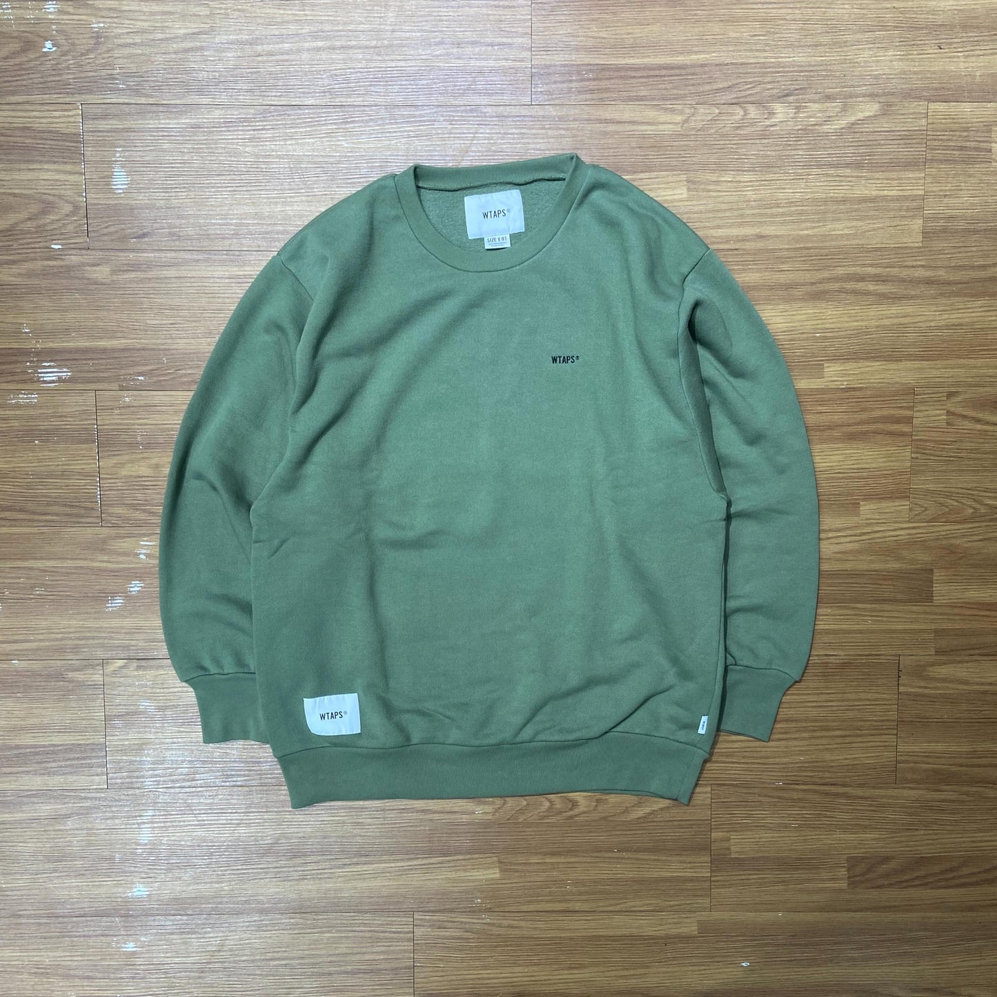 WTAPS BLANK SWEATSHIRT / COPO. CREWNECK (Made in Japan) Olive Drab