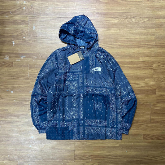 The North Face 90s Bandana Windbreaker Jacket Navy