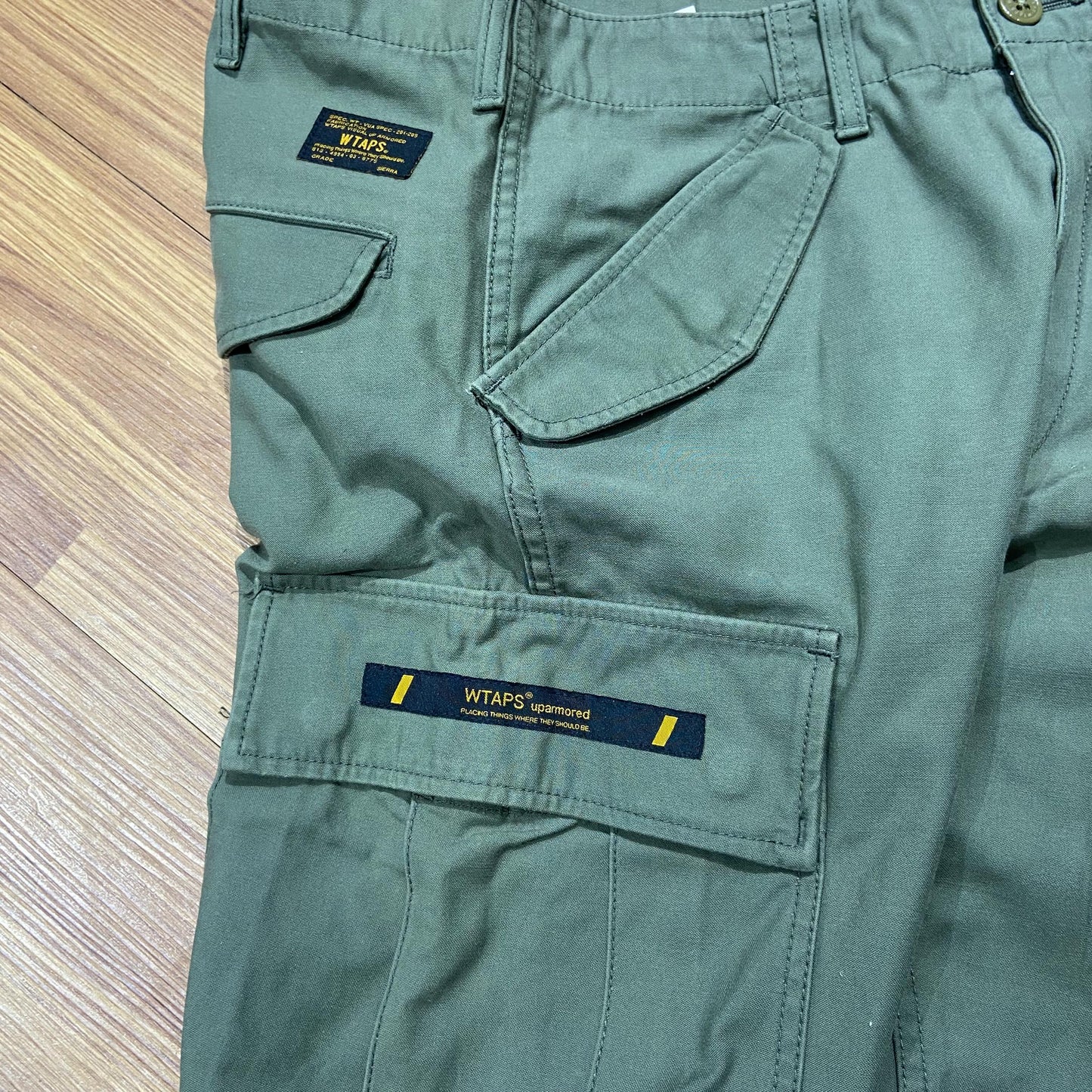 WTAPS M-65 JUNGLE STOCK TROUSERS / NYCO. SATIN (Made in Japan) Olive Drab  (Display Item)