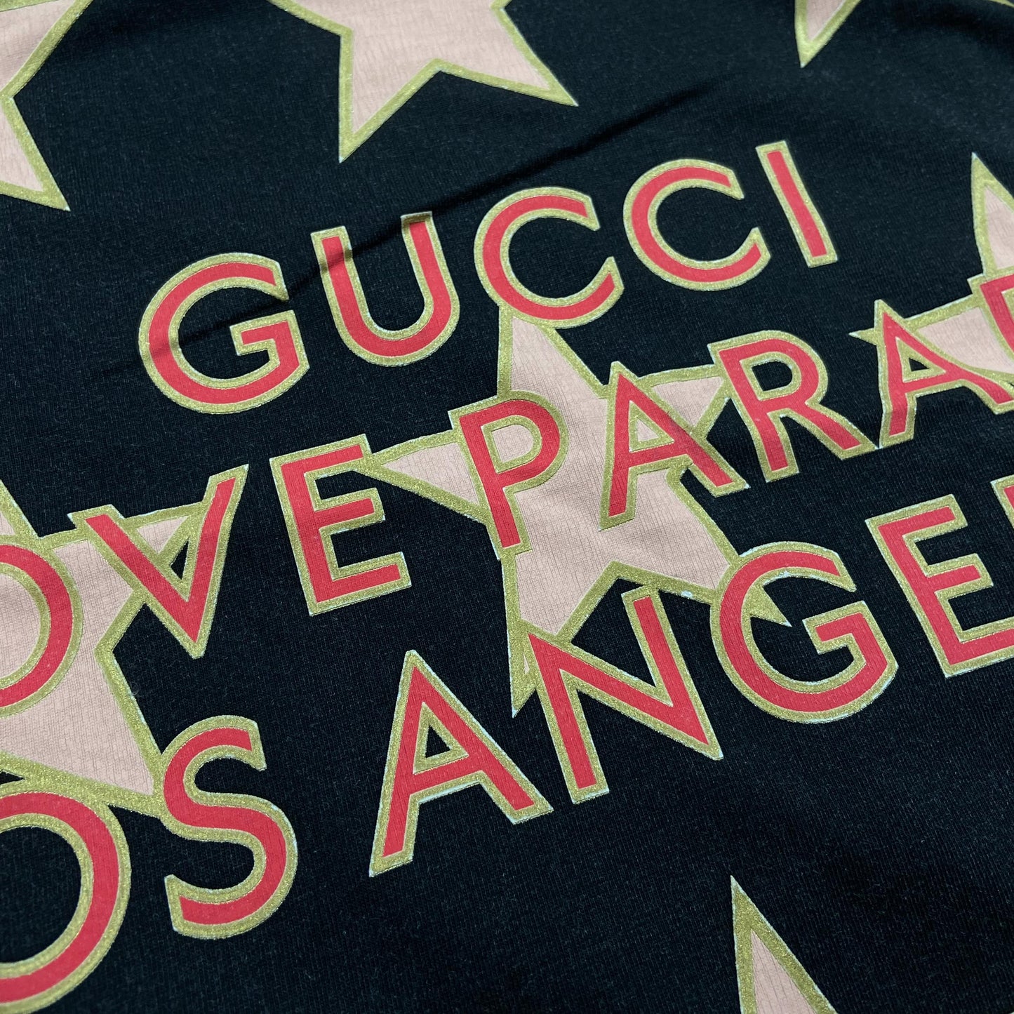 Gucci Love Parade LA Tee (Made in Italy) Ivory (Used)