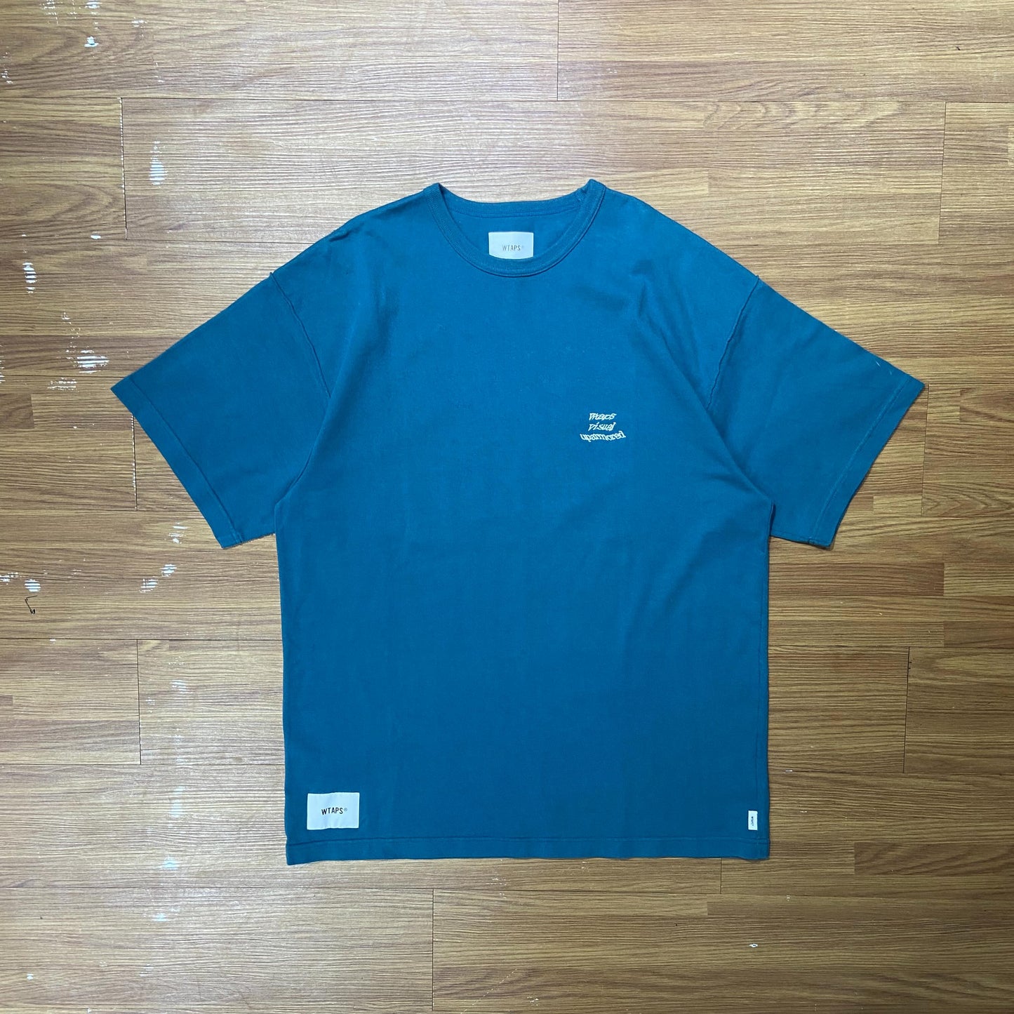 WTAPS LIM SS / TEE. COTTON (Made in Japan) Teal (Display Item)