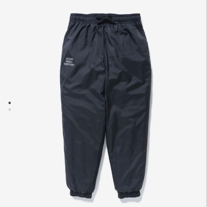 WTAPS INCOM NYLON TROUSERS / POLY. TAFFETA. (Made in Japan) Black (Display Item)