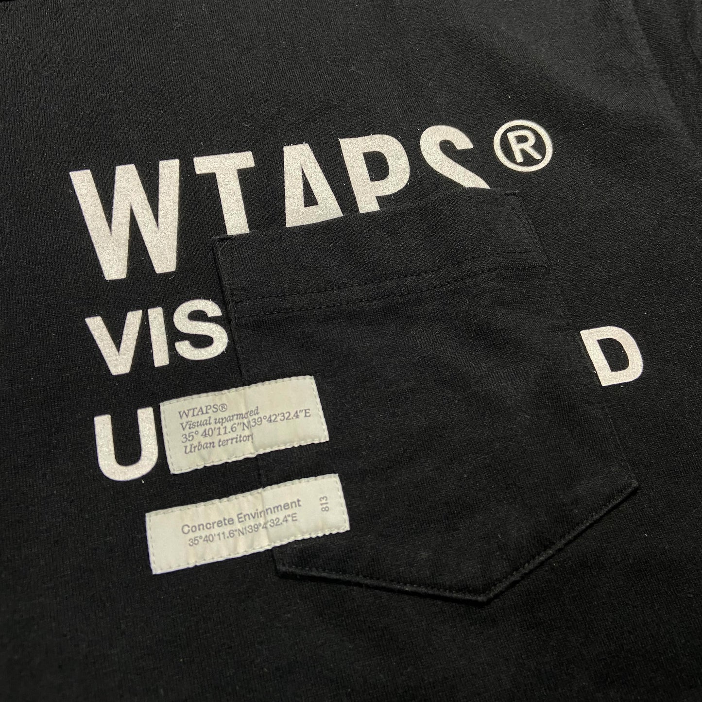 WTAPS INSECT 02 POCKET SS / TEE. COPO (Made in Japan) Black (Used)